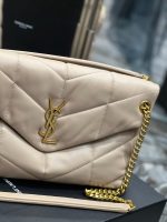 Saint Laurent Puffer Medium In Leather Gold Hardware Beige 35cm 5774751EL072721 - Image 6