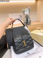 Saint Laurent Le 57 Quilted Leather Shoulder Bag Black 23Cm - Image 6