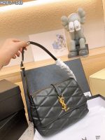 Saint Laurent Le 57 Quilted Leather Shoulder Bag Black 23Cm - Image 5