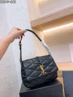 Saint Laurent Le 57 Quilted Leather Shoulder Bag Black 23Cm - Image 3