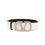 Valentino Garavani Reversible Belt With Signature Vlogo White - Image 10