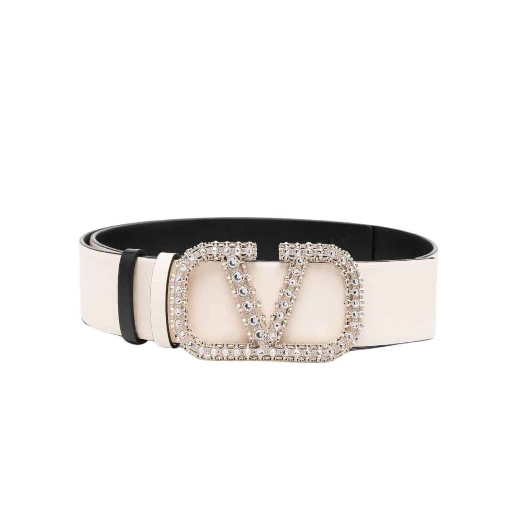 Valentino Garavani Reversible Belt With Signature Vlogo White - Image 2