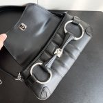 Gucci Horsebit Chain Small Shoulder Bag Black 27Cm 764255 Aacu1 1000 - Image 8