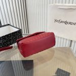 Saint Laurent Loulou Small Chain Bag Wine Red 25cm - Image 8