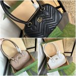 Gucci Marmont Small Top Handle Bag Pink 25Cm - Image 4