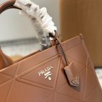 Prada Small Symbole Bag With Topstitching Caramel 28cm 1ba379 Ask F03oe V Oco - Image 6