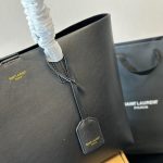 Saint Laurent Shopping In Leather Tote Bag Black 33Cm 600281Csv0J1000 - Image 7