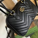 Gucci Marmont Small Top Handle Bag Black 25Cm 795199 Aabzb 1000 - Image 7