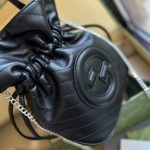 Gucci Blondie Mini Bucket Bag Black 19Cm 760313 Aacp7 1000 - Image 7
