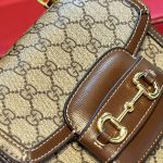 Gucci Horsebit 1955 Mini Top Handle Bag Beige And Ebony ‎14Cm 781387 92Tcg 8563 - Image 6