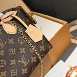 Louis Vuitton Lockit BB Bag Monogram Brown 16Cm M12019 - Image 6