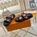 Louis Vuitton X Murakami Lv Sunset Flat Comfort Mule Sakura Brown 1agvyy - Image 5