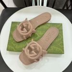 Gucci Women's Interlocking G Slide Sandal Light Beige 780307 J8700 2526 - Image 6