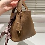 Hermes Picotin Lock 18 Bag Etoupe With Gold 18Cm H056289Cc18 - Image 7