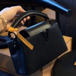 Louis Vuitton Capucines East West Mini Bag Black 22cm M23955 - Image 7