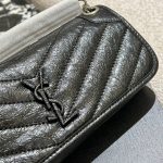Saint Laurent Mini Matelasse Monogram Niki Bag Black 26cm - Image 7