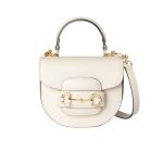 Gucci Horsebit 1955 Mini Top Handle Bag White ‎14Cm 781387 1Aaqd 9022