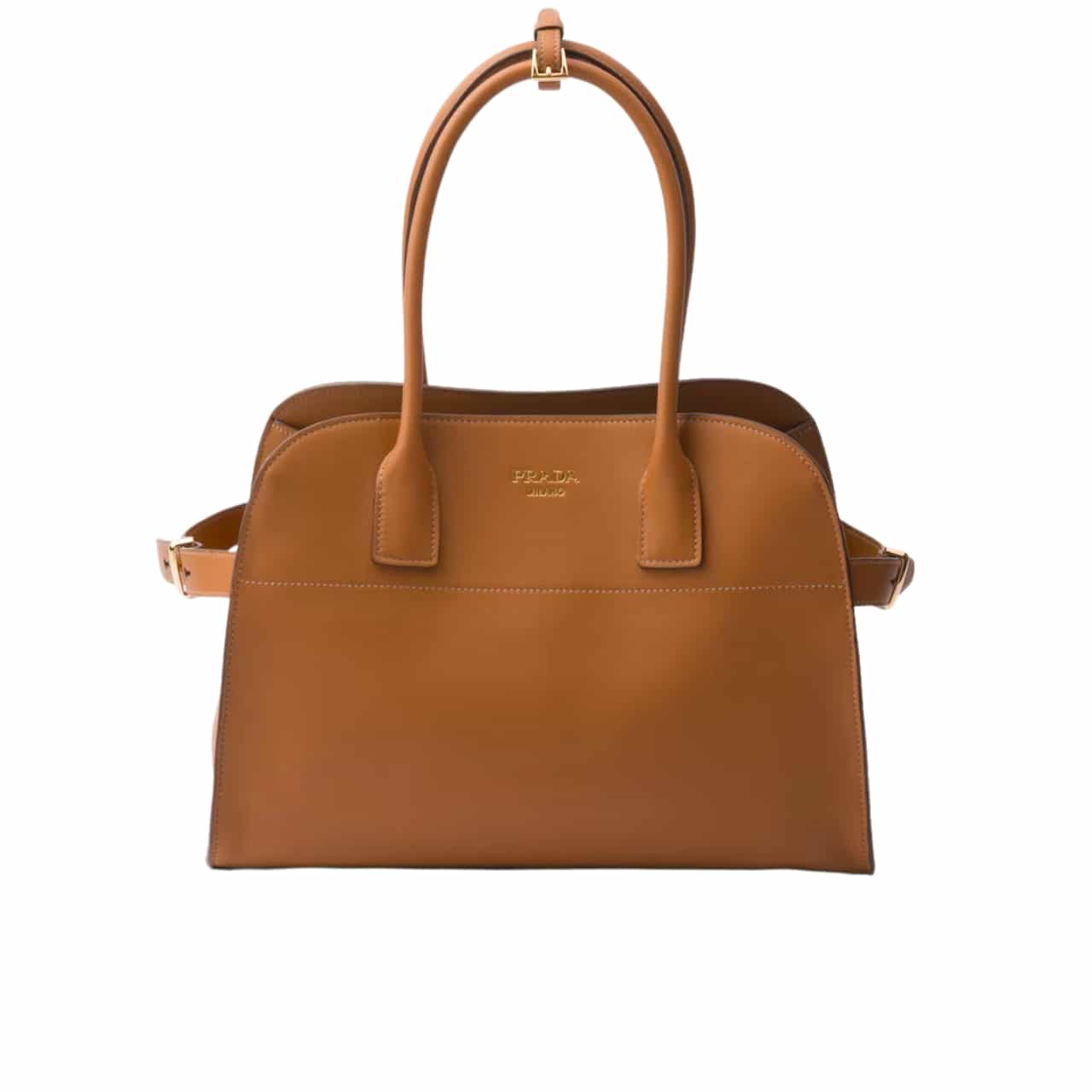 TBNB-1-23-1.jpg Prada Medium Leather Tote Bag Dark Orange 32Cm 1Bg517 2Cys F03Bh V Ooo - Image 1