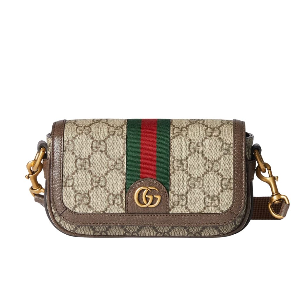 Gucci Ophidia Super Mini Shoulder Bag Brown 20Cm 795466 Fabia 9741 - Image 2