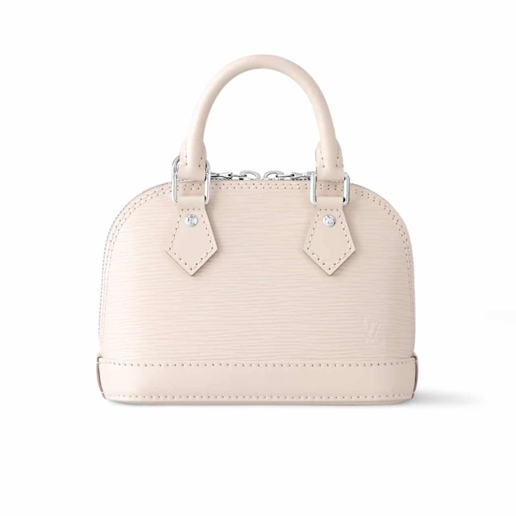Louis Vuitton Nano Alma Bag White Quartz 18Cm M82411 - Image 2
