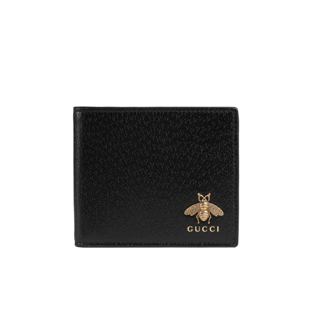 Gucci Animalier Bi Fold Wallet Black 11cm 523664 Dj20t 1000 - Image 2