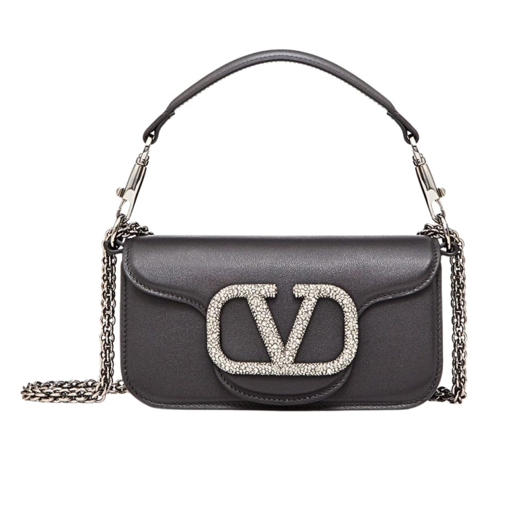 Valentino Locò Small Jewel Logo Black 20cm 3w2b0k53cwr249 - Image 2
