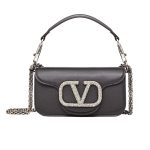 Valentino Locò Small Jewel Logo Black 20cm 3w2b0k53cwr249