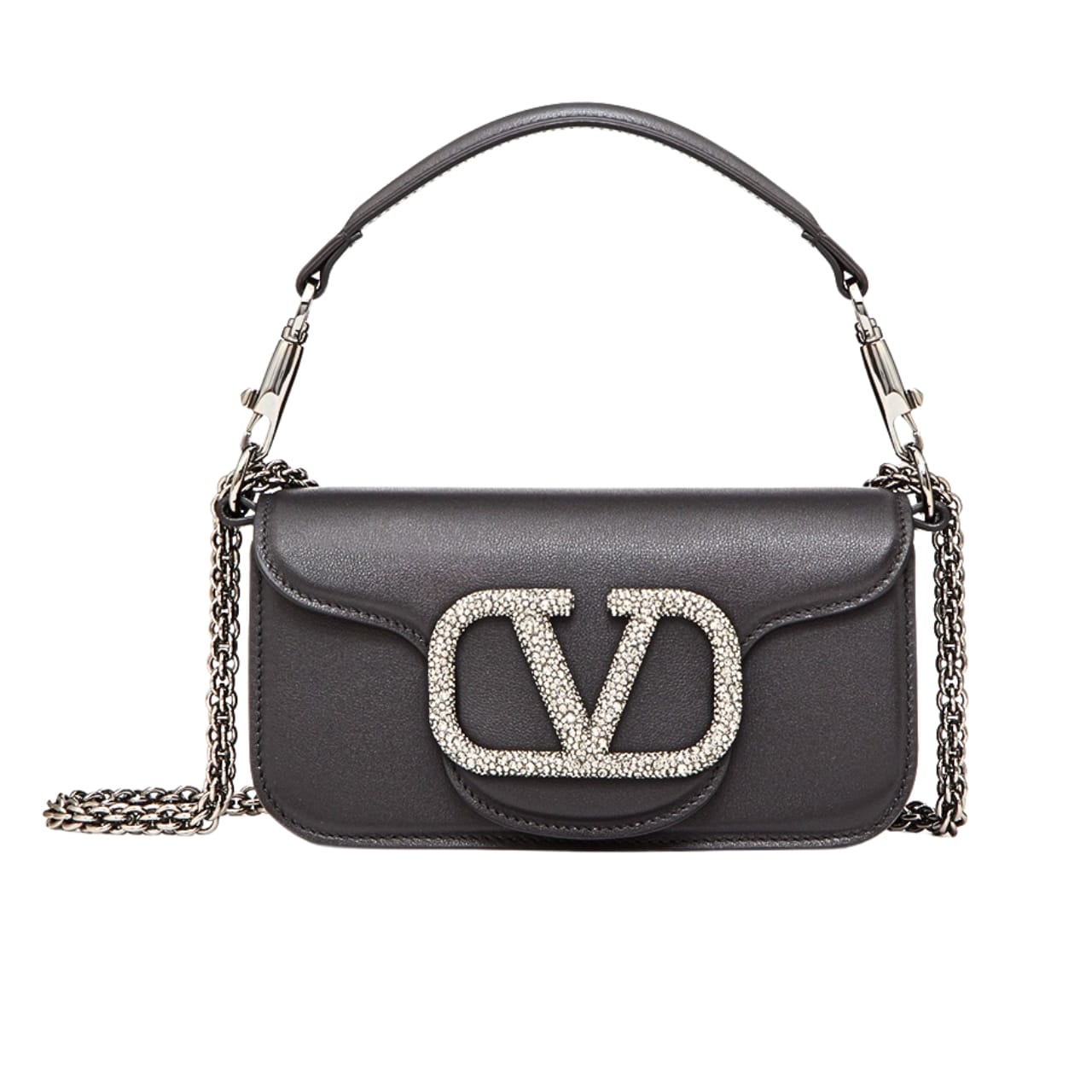 TBNB-1-58.jpg Valentino Locò Small Jewel Logo Black 20cm 3w2b0k53cwr249 - Image 1