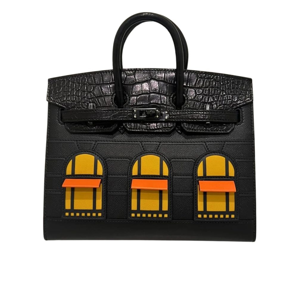 Hermes Birkin 20 Sac Faubourg Alligator Black Matte 20Cm - Image 2