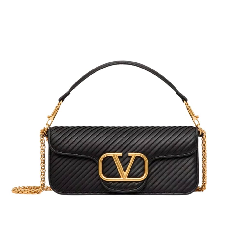 Valentino Garavani Locò Shoulder Bag In Black 27Cm 5W2B0K30Szg 0No - Image 2