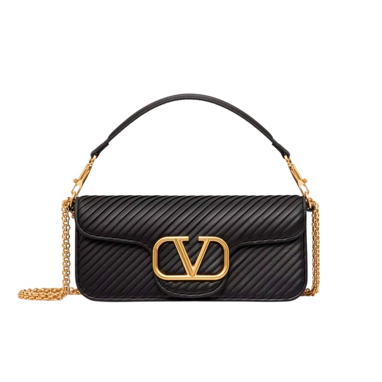 TBNB-1-6-1.jpg Valentino Garavani Locò Shoulder Bag In Black 27Cm 5W2B0K30Szg 0No - Image 1