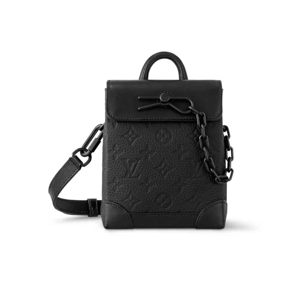 Louis Vuitton Nano Steamer Bag Taurillon Monogram Black 14Cm M82772 - Image 2