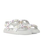 Louis Vuitton X Murakami Lv Sunset Flat Comfort Sandal White 1agxeq - Image 10
