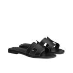 Hermes Oran Sandal Noir H021056Z 01340 - Image 8