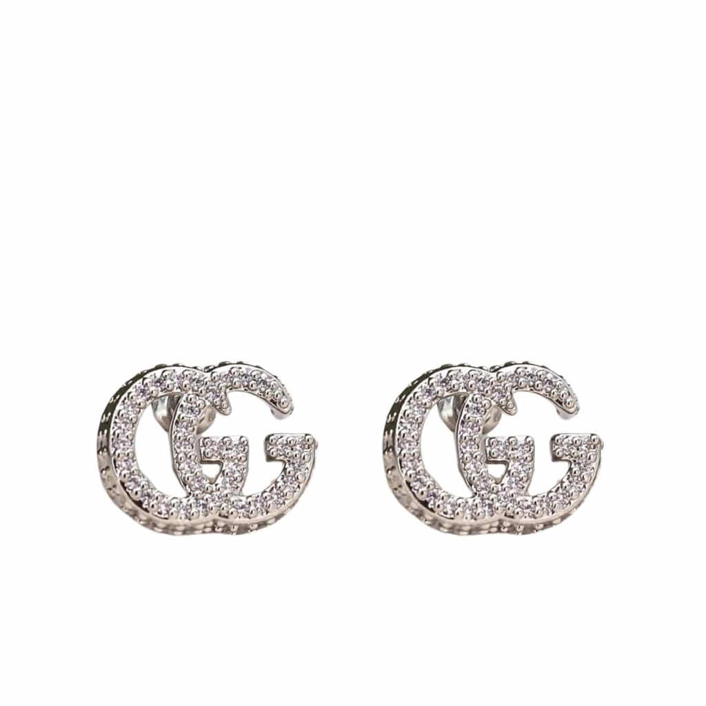 Gucci Gg Marmont Crystal Stud Earrings 814432 J3f42 8162 - Image 2