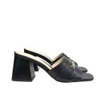 Gucci Signoria Slide Sandal In Black - Image 9