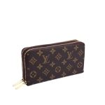 Louis Vuitton Long Double Zippy Wallet Monogram Brown 19Cm