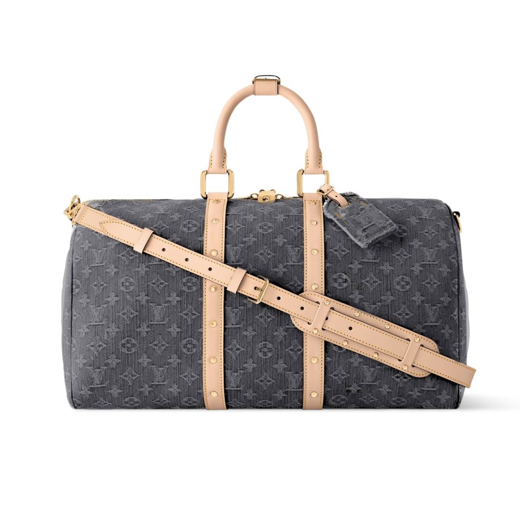 Louis Vuitton Keepall Bandoulière 45 Denim Cloudy Gray 45Cm M13748 - Image 2