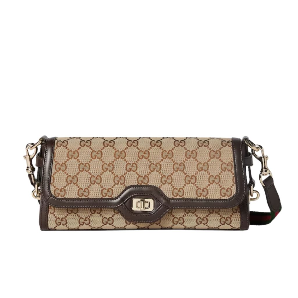 Gucci Luce Small Shoulder Bag Beige And Ebony 27Cm 786027 Fadac 9762 - Image 2