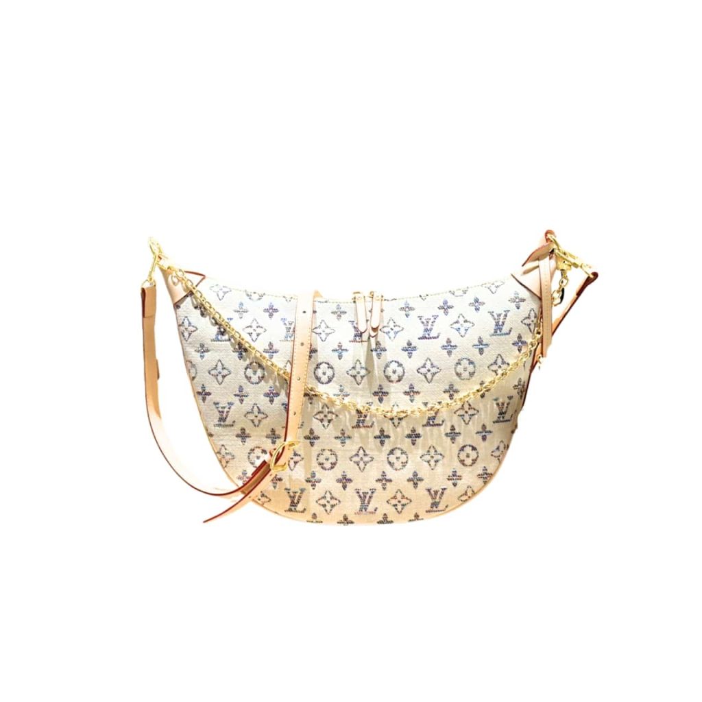 Louis Vuitton Loop Hobo Monogram Bag Multicolor Beige 38Cm - Image 2