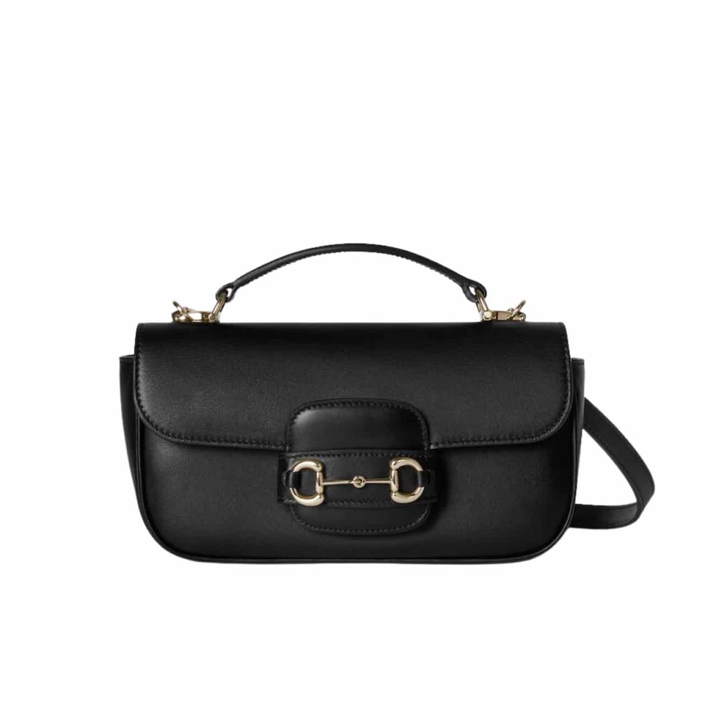 Gucci Horsebit 1955 Small Top Handle Bag Black 22Cm ‎815206 Aaefh 1000 - Image 2