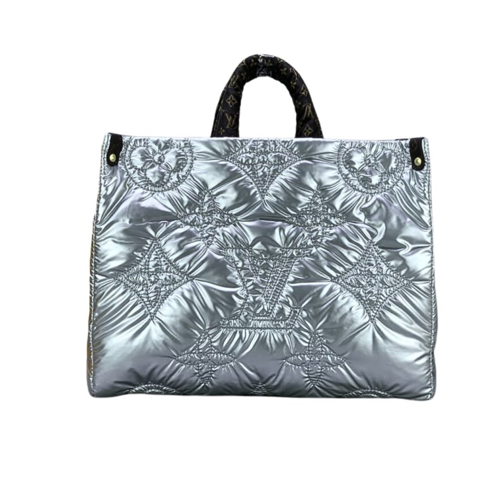 Louis Vuitton Onthego Pillow Handbag Silver 34Cm - Image 2