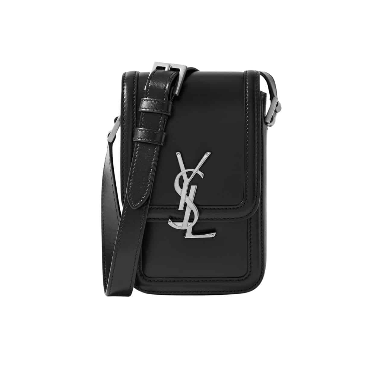 xr:d:DAF6MoGXHTU:1517,j:2955911534951951630,t:24040901 Saint Laurent Solferino Mini Bag In Smooth Leather Black 11Cm 7539630Sx0E1000 - Image 1