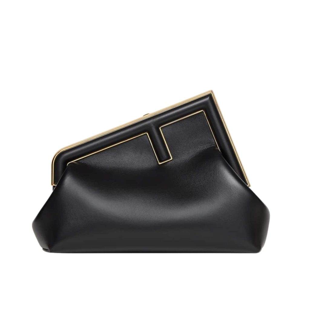 Fendi First Small Nappa Leather Bag Black 23Cm 8Bp129Abvef0Kur - Image 2