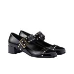 Prada Patent Leather Mary Jane Pumps Black 1I816N 069 F0002 F 035