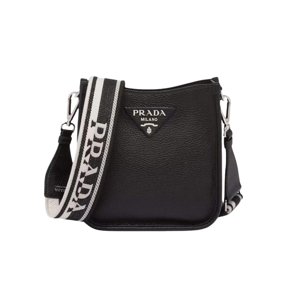 Prada Leather Mini Shoulder Bag Black 20Cm 1Bh191 2Dkv F0002 V 3Oo - Image 2