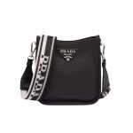 Prada Leather Mini Shoulder Bag Black 20Cm 1Bh191 2Dkv F0002 V 3Oo