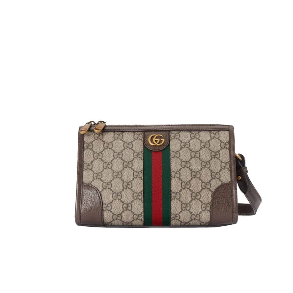 Gucci Ophidia Gg Messenger Bag Beige Ebony 25Cm 752581 96Iwt 8745 - Image 2