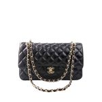 Chanel Classic Handbag Black 25Cm