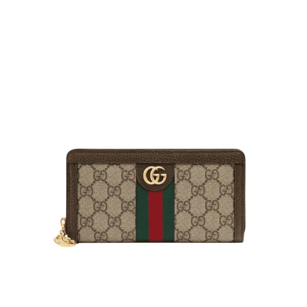 Gucci Ophidia Zip Around GG Supreme Wallet Brown 19cm 523154 96IWG 8745 - Image 2
